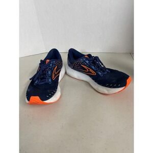 Brooks Glycerin 20 Mens 12.5 Running Shoes Navy Blue Orange Road‎ DNA LOFT v3